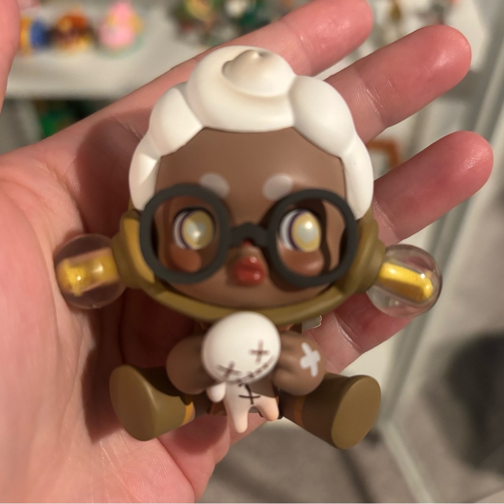 Skull panda figurine